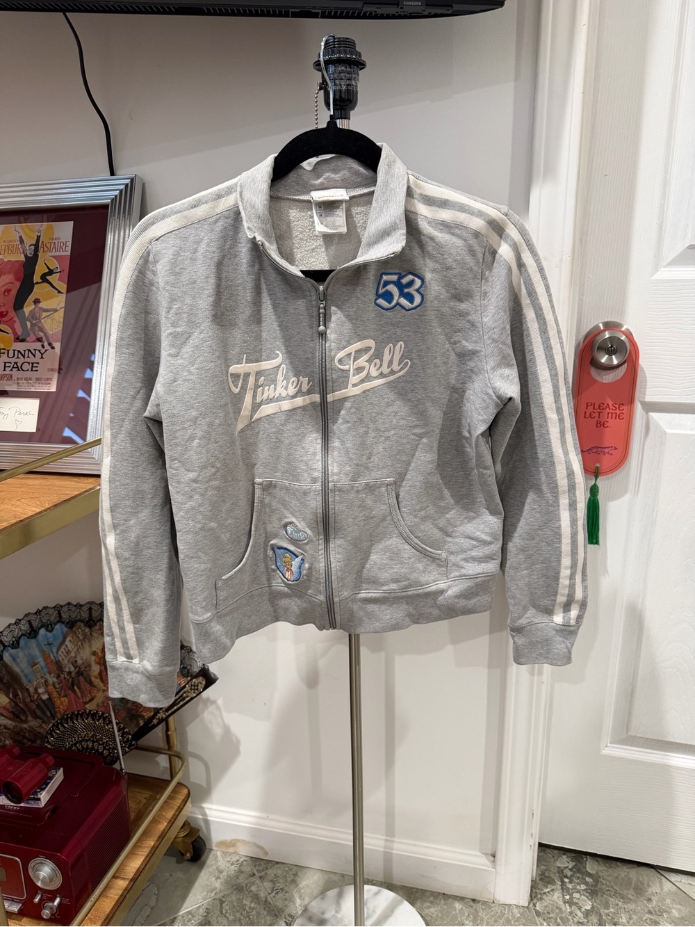 Disney tinker bell zip-up jacket